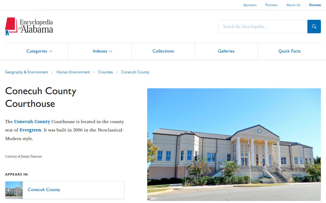 Conecuh County Circuit Clerk courthouse record office