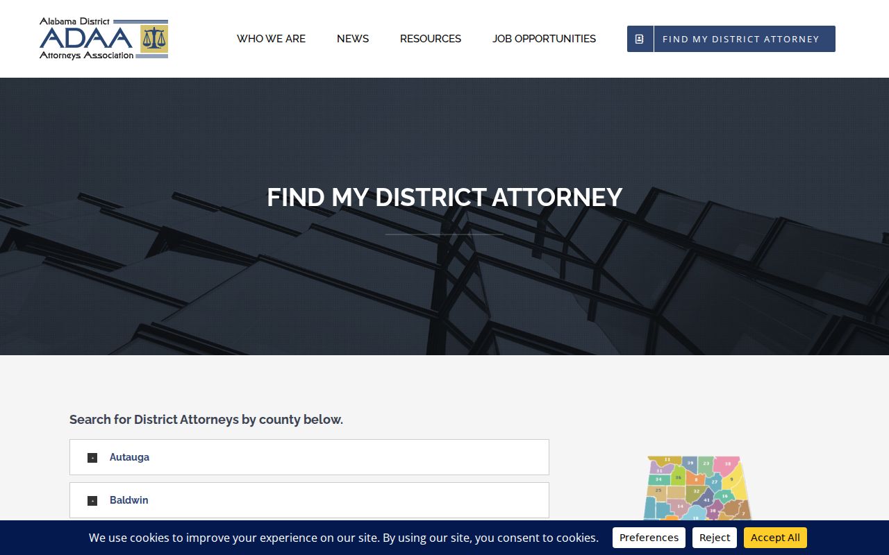 Conecuh County criminal court records Alabama district attorney directory